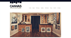 Desktop Screenshot of canvasgalleries.com